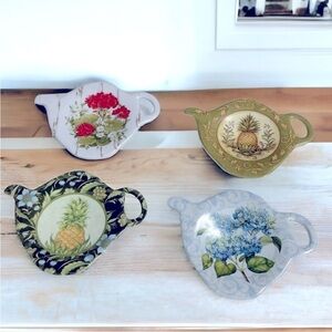 Keller-Charles Vintage Tea Bag
Holders 4 Melamine